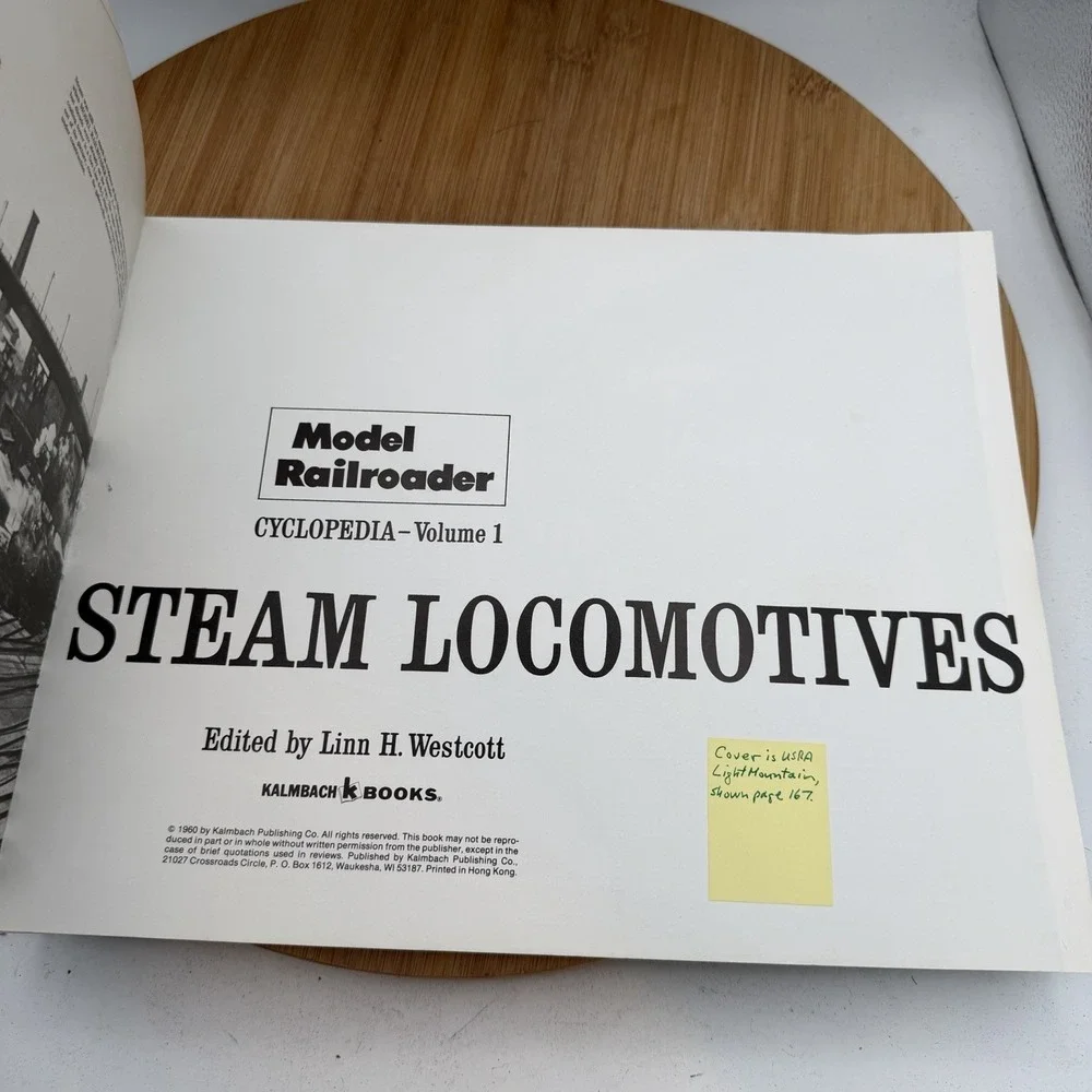 Model Railroader Cyclopedia : Steam Locomotives Volume 1‎ by Linn Westcott